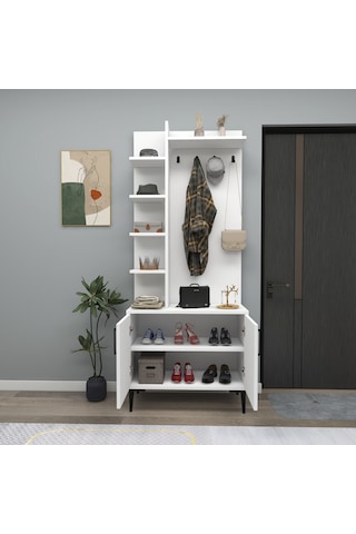 Arnetti Askılı Julendor Portmanto,beyaz