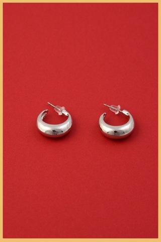 Aurrari Altın Kaplama Bombe Halka Küpe Seti Altın