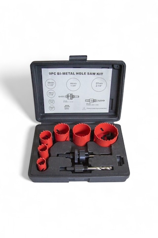 Alfa Hırdavat 9pcs Bi-metal Panç Takımı 19-57 Mm