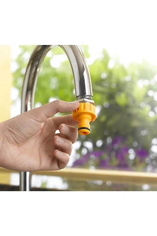 İç Mekan Musluk Hortum Bağlantı Aparatı Çelik İç ve Dış Pasolu