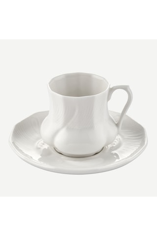 Beyaz Porselen Kahve Fincanı 150 Ml
