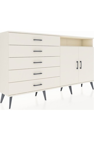 Arges Konsol 2 Raflı 5 Çekmeceli 2 Kapaklı 176x30x99 Aytaşı-aytaş Aytaşı-aytaşı