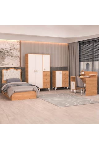 Garaj Home Karmen Genç Odası Takımı 4 Parça - Aytaşı Diğer