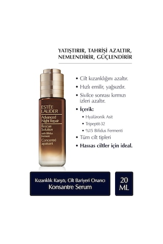 Estee Lauder Konsantre Serum - Advanced Night Repair Rescue Solution - 20 ML Kızarıklık ve Tahriş Karşıtı Formül