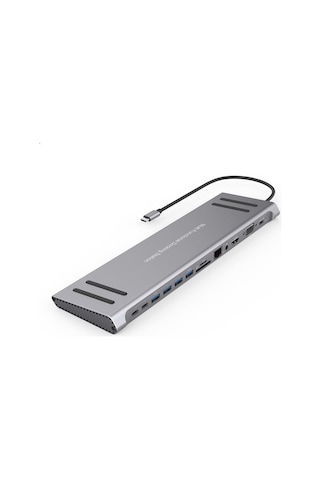 Apera GN-79 Laptop Dock İstasyonu 14 in 1 Usb 3.0 Type-C Adaptör