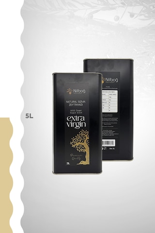 Nilbağ Zeytinyağları Ayvalık Natural Sızma Zeytinyağı Soğuk Sıkım Teneke 5 L
