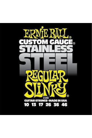 Ernie Ball P02246 Elektro Gitar Teli Regular 010