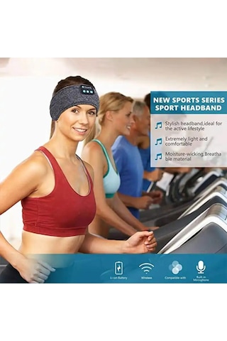 Mbk Trade Kablosuz Bluetooth Uyku Bandı Kulaklıklar Spor Için Inc