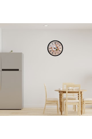Büro Ev Ofis Hediyesi İçin 36cm Siyah Chef Kitchen Stil Duvar Saati Diğer