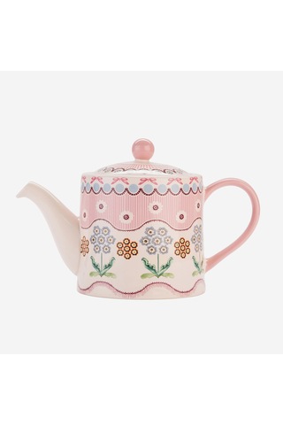 Pembe Stoneware Demlik 1000 Ml