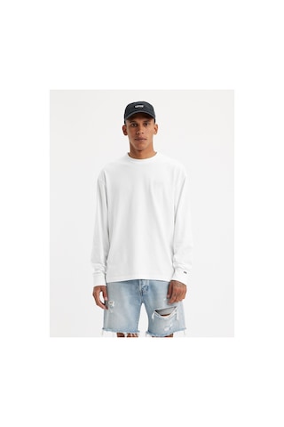 Levi's Ls Authentıc Erkek Beyaz Bisiklet Yaka Sweatshirt A6887-0004-24169