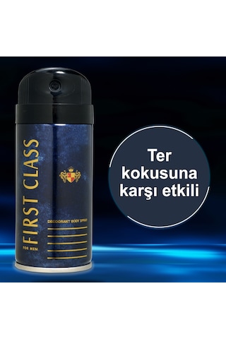 First Class Erkek Sprey Deodorant 6 x 150 ML