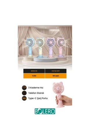 Bolero Mini Fan Yl013 Sp6389 Renkli