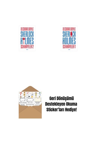 Sherlock Holmes - Bütün Hikayeler 2 + Sherlock Holmes - Bütün Hikayeler 1 Ciltli + Okuma Sticker'ları