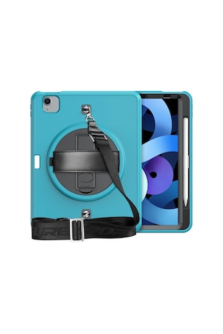 Apple İpad Pro 11 2020 Kılıf Strap-c Otterbox Tablet Kapak - Mavi Arka Kapak