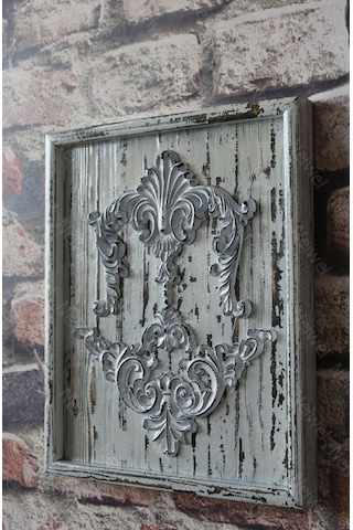 Neiwel Vintage Lien Eskitme Beyaz Tablo