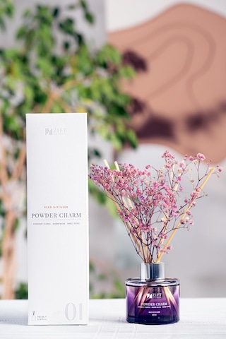 Zift Unique Powder Charm - Bambu Çubuklu Oda Kokusu Dekoratif Çiçekli Banyo & Tuvalet & Oda Parfümü 100ml Diğer