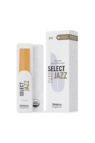 D\'addario Woodwinds Organic Select Jazz Tenor Saksafon Kamışı No:3 Medium