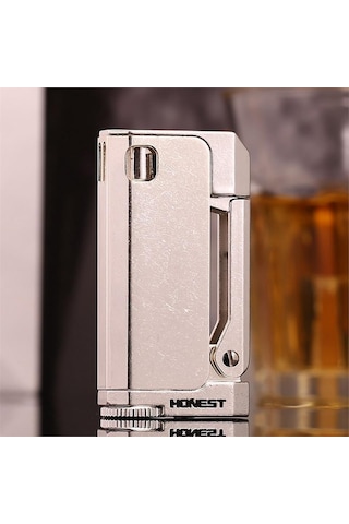 Anka Retro Benzinli Bcz474 Otantik Gümüş Muhtar Çakmağı