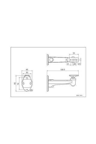 Ds-1212zj Bullet Kamera Duvar Montaj Braketi -825