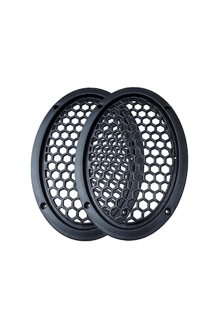 2 Adet - Oval Hoparlör Kapağı 6x9 İnç Kaliteli Plastik Midrange Kapak