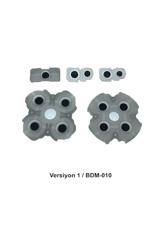 Ps5 İç Lastik V1 Silikon İletken Ps5 Dualsense Versiyon 1 Tamir Yedek Parça Siyah