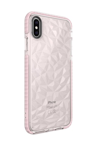 Apple Uyumlu iPhone Xs Max 6.5 Kılıf Buzz Köşeleri Airbagli Prizmatik Tasarım