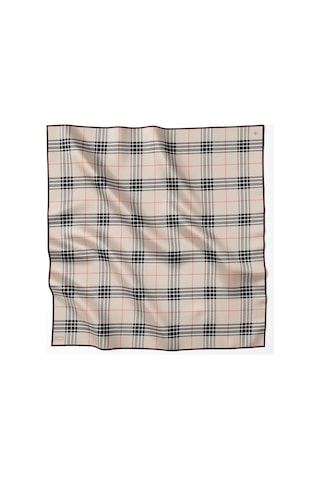 Belli İpek Eşarp - 4122-02 Krem Twill
