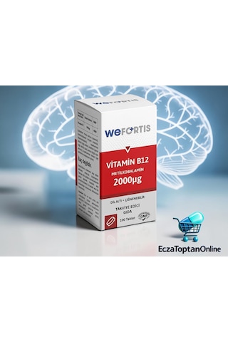 Wefortis B12 Methylcobalamin 100 Çiğneme Tablet