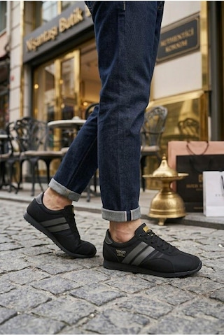 Lescon Nova 2 Rahat Hafif Sneakers Erkek Spor Ayakkabı Siyah