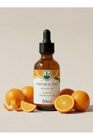 Portakal Uçucu Yağı Orange Essential Oil Sweet Orange Citrus Sinensis Saf Doğal 20 Ml 20 ML