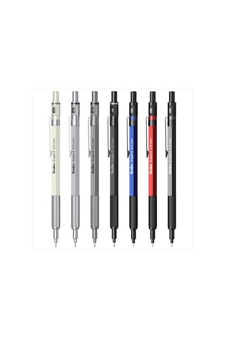 Scrikss Graph X Versatil Metal Kalem İsme Özel Lazer Baskılı 0.7 Mm-Antrasit