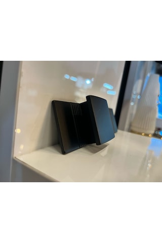 Flow Sima Metal Kulp 32mm Mat Siyah Dolap Kapak Modern Çekmece Mobilya Tv Ünite Komidin Vestiyer Mat Siyah