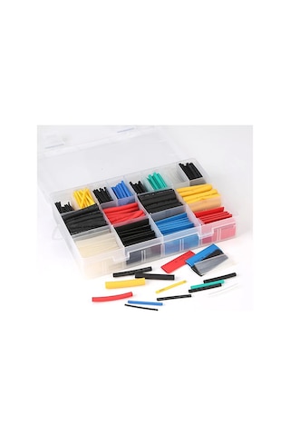 Hodbehod530 Adet Shrink Boru Makaron Set Isı Ile Daralan Kablo Se