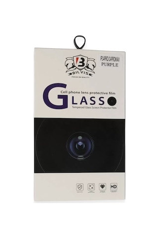 Apple İphone 14 Pro Max Bilvis Titan Kamera Lens - Derin Mor Renkli