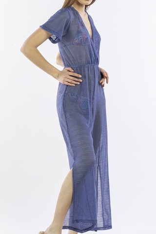 Nicoletta Lacivert Kadın Pareo Tulum Plaj Elbisesi Lacivert