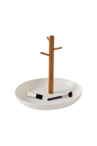 Hangfox Bambu Anahtar Ve Aksesuar Saklama Tabağı - Giriş Duvarı/masa Ürünü, Organize Edici Fonksiyon, Sert Malzeme, Kare/daire Seçenekleri