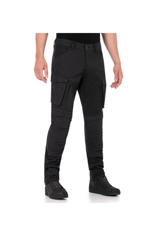Thebikerjeans Truva Cargo Black Korumalı Motosiklet Pantolonu Erkek