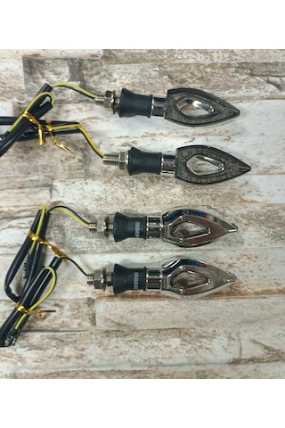 Led Üçgen Sinyal Nikel 4'lü Takım