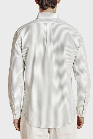 Brooks Brothers Düğmeli Yaka Regular Fit %100 Pamuk Oxford Çizgili Gömlek Erkek Gömlek Bbss26msh021166 Yeşil-beyaz