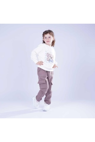 Xo Kids Kız Kazak 3-14 Yaş 0000753 Kkzk06005 Ekru