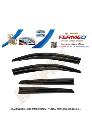 Cam Rüzgarlığı Fermeq Mugen Hyundai Tucson 2015-2020 4lü