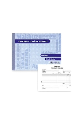 Armat-Özkan Apartman Tahsilat Makbuzu Otokopili 50x2 Nüsha 12 li paket Armat-Özkan Apartman Tahsilat Makbuzu Otokopili 50x2 Nüsha 12 li paket