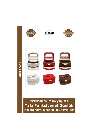 Premium Makyaj Ve Takı Fonksiyonel Günlük Kullanım Kadın Aksesuar Çok Renkli
