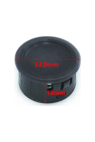 4-100v Dc Voltmetre Yuvarlak Panel Tip Montajlanabilir Dijital Mavi
