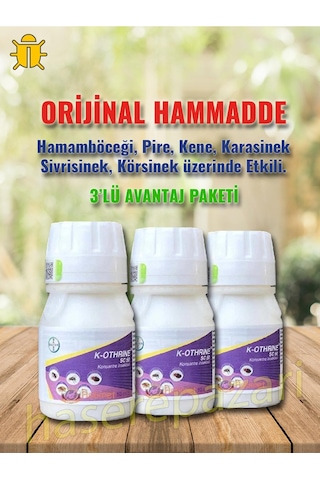 Bayer K-othrine Sc50 Konsantre Genel Haşere 3 x 50 ML