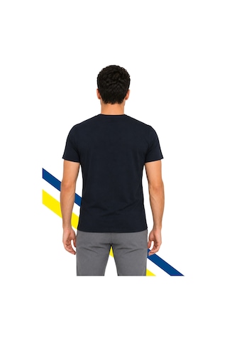 Fenerium Fenerbahçe Orijinal Lisanslı Erkek Club Nakış Lacivert T-shirt