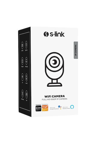 S-lınk Sl-ınd02 Ev/bebek Güvenlik Kamerası Wifi 2mpix 3.6mm Lens 10m. Gece Görüşü Hareket Algılama İki Yönlü Ses Micro Sd Kartlı Tuya Yazılım 1923