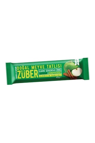 Züber Elmalı & Tarçınlı Glutensiz Meyveli Bar 12 x 40 G
