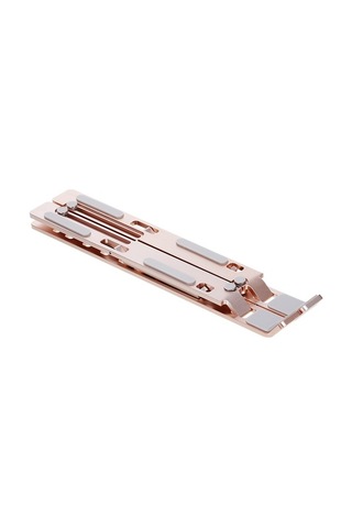 Fastbuy Alüminyum Gümüş Pembe Bilgisayar Tutucu, 6 Seviye Katlanabilir Soğutucu Yükseklik Ayarı